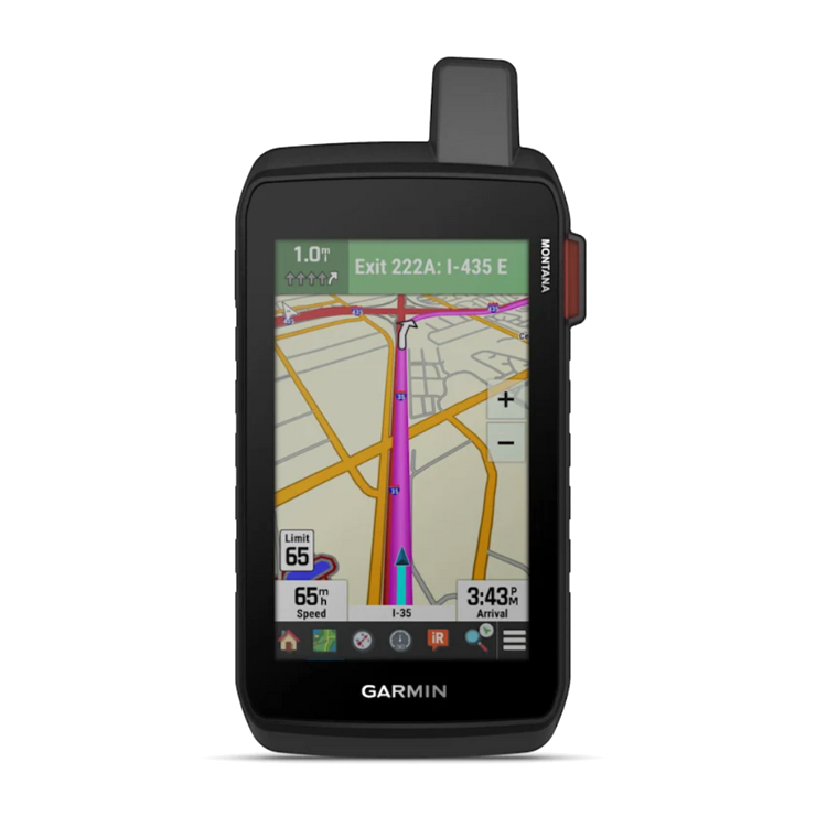 Collection of Garmin montana 710i maps in a gallery layout